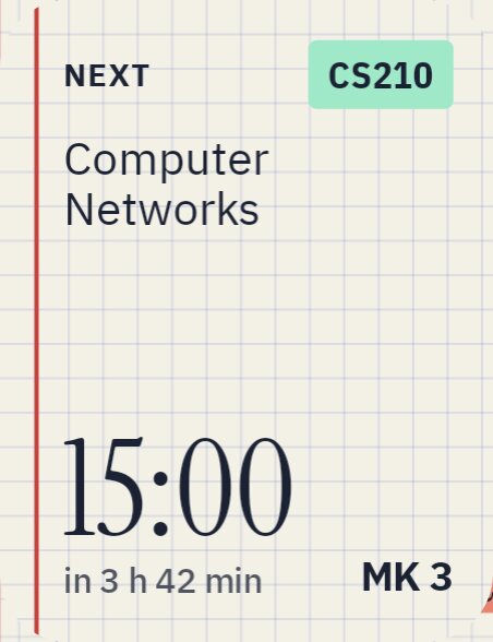 Screenshot from the app