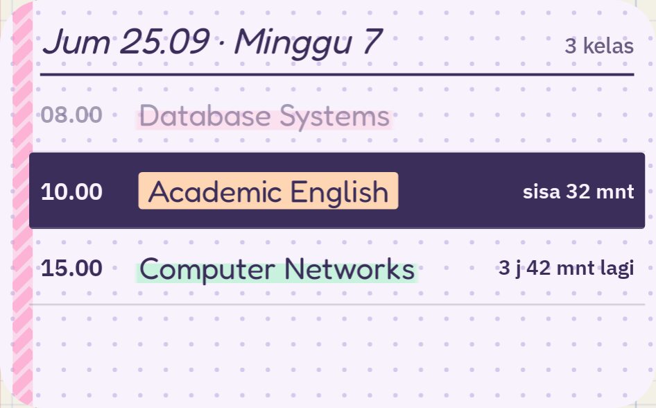 Tangkapan layar dari aplikasi