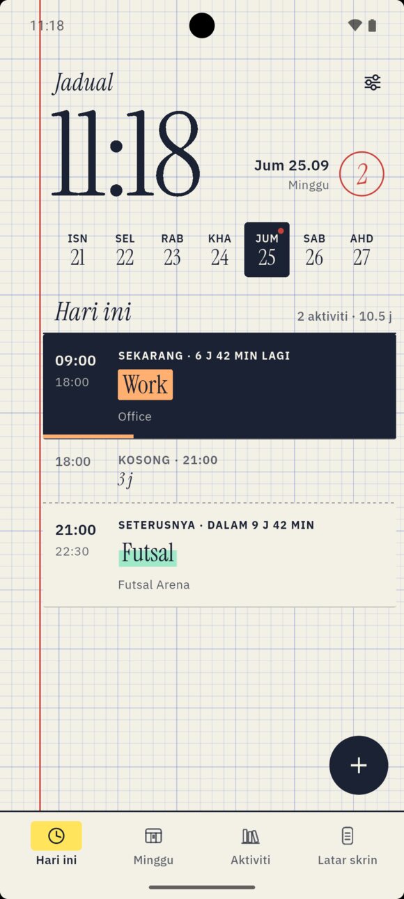 Rutin mingguan